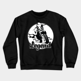 Legend Motorcycle rider Crewneck Sweatshirt